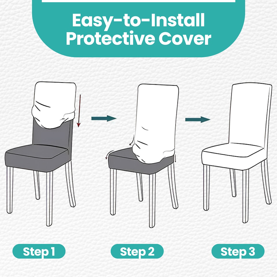 image 1 of High-Back Chair Covers, Spandex Stretch, Universal Protective Slipcover