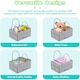 image 5 of Alivio Foldable Baby Storage Organizer Caddy Bag (Grey) | Grey | 1