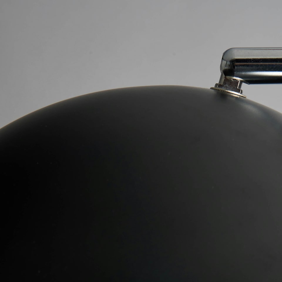 image 1 of BHS Travis Arc Floor Lamp, Matte Black