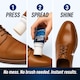 image 3 of Shine & Protect Shoe Polish - 75ml Liquid Shoe Polish - Brown