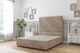 image 1 of Sloomy Manhattan Mink Naples Divan Bed Base No Drawers With 54 Inch Floor Standing Headboard | Brown | Mink | Single | 1