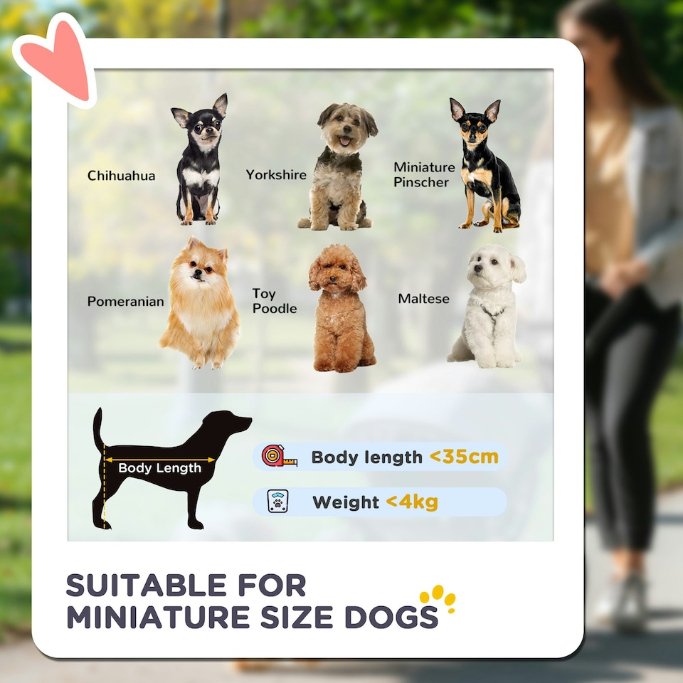 image 1 of PawHut 3-in-1 Pet stroller with Detachable Carrier for Mini Dogs, Black
