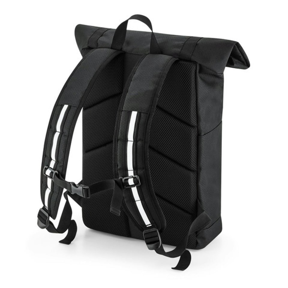 image 1 of Quadra Urban Commute Roll Top Backpack - Black - One Size