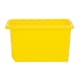 image 3 of Wham Stack & Store 4 x 35L Plastic Storage Boxes | Yellow | 4