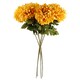 image 3 of Pack of 6 x 75cm Extra Large Reflex Chrysanthemum - Gold