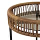 image 3 of Charles Bentley Zanzibar Coffee Table Natural Side Rattan Side Table Brown