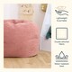 image 5 of Kids High Rest Beanbag Corduroy Dawn Pink | Pink | Dawn Pink | 1