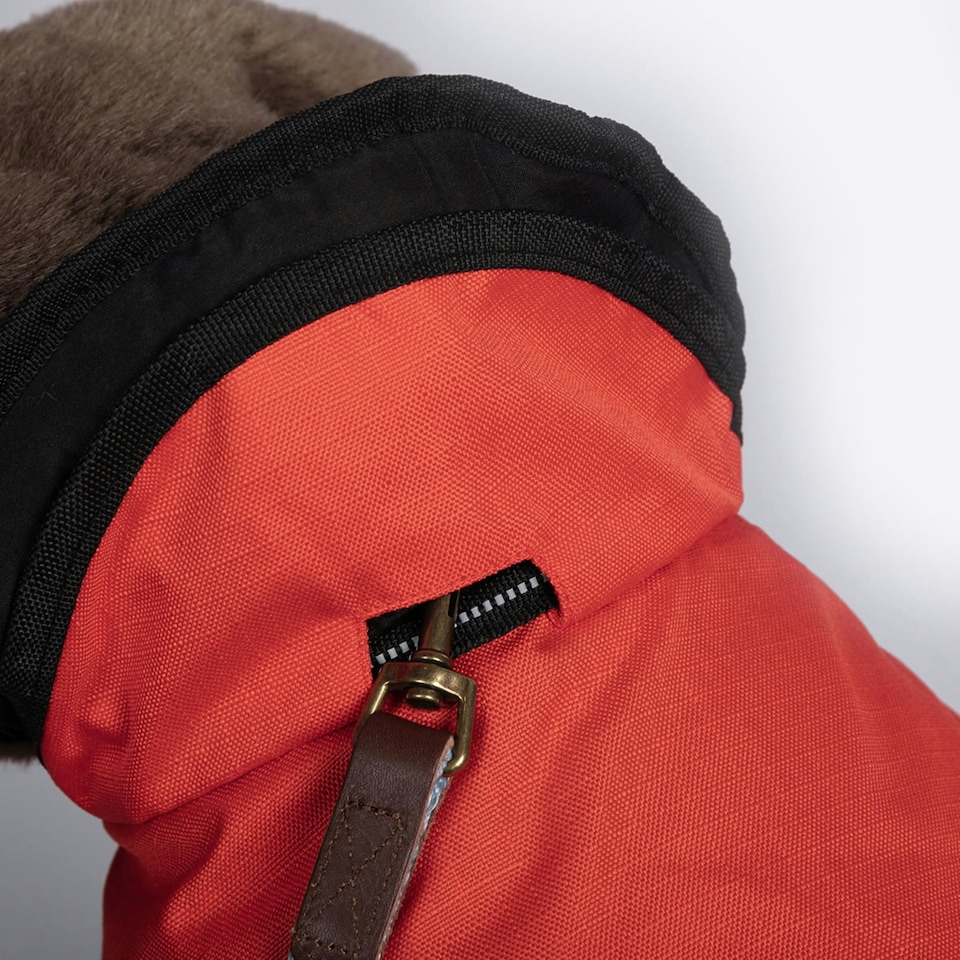 image 1 of Danish Design 2 In 1 Orange Dog Coat 40cm (16")