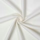 image 4 of Homescapes Pure Cotton Plain Off White Fabric 150 cm Wide | White | 150cm(60") wide, sold per metre length