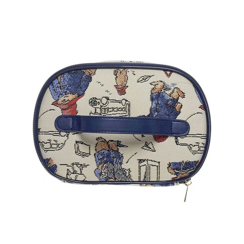 image 1 of Signare Vanity Storage Bag Paddington Bear | Cream