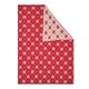 image 1 of Christmas Traditional Snow Flake Reversible Throw, Red