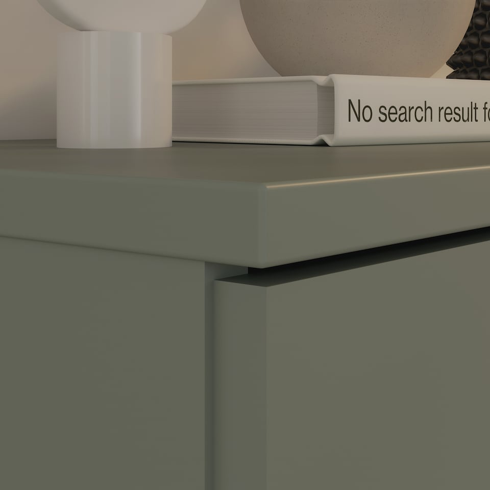 image 1 of Ganymede 2 Door Cupboard with Drawer in Sage Green