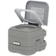 image 1 of HOMCOM 10L Portable Travel Toilet Outdoor Camping with 2 Detachable Tanks Grey