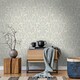 image 5 of Holden Decor Hawthorn Meadow Blown Vinyl Textured Wallpaper | Blue | Blue | 1
