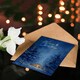 image 4 of Christmas Card Nativity Scene in Snowy Winter Pine Tree Forest