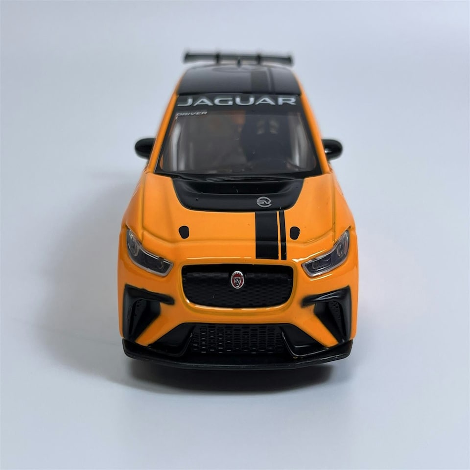 image 1 of Jaguar I Pace e Trophy Orange LHD 1:36 Scale Pull & Go Tayumo 36100024