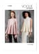 image 1 of Vogue 1909 Paper Sewing Pattern – Women’s Top, Size A (S–M–L–XL–XXL), Intermediate