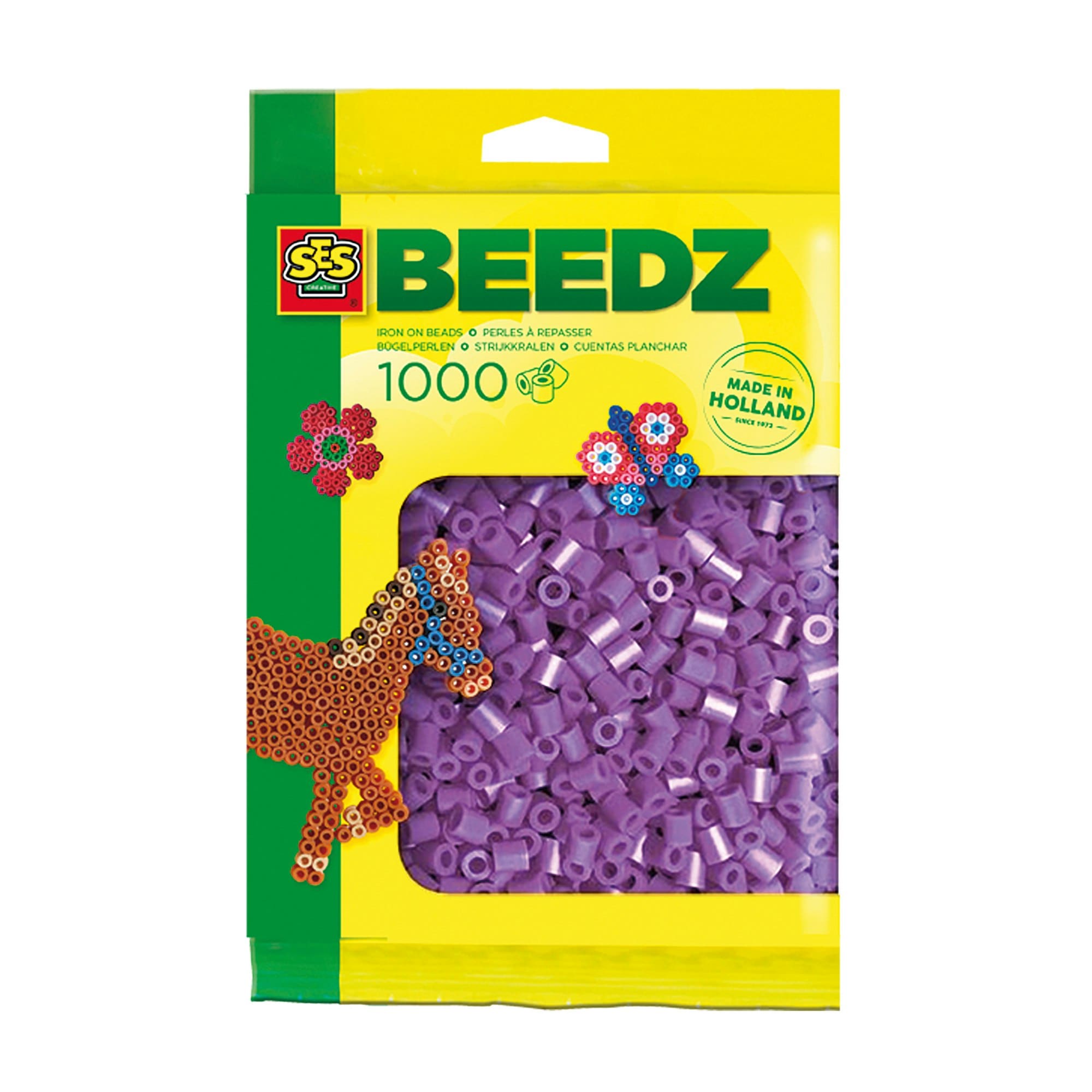 SES Creative Iron on beads 1000 purple | Size: 1 Pack