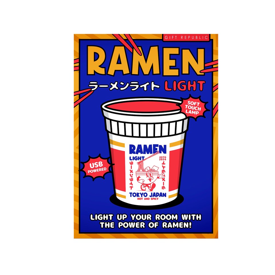 image 1 of Gift Republic Ramen Squeezy USB Lamp