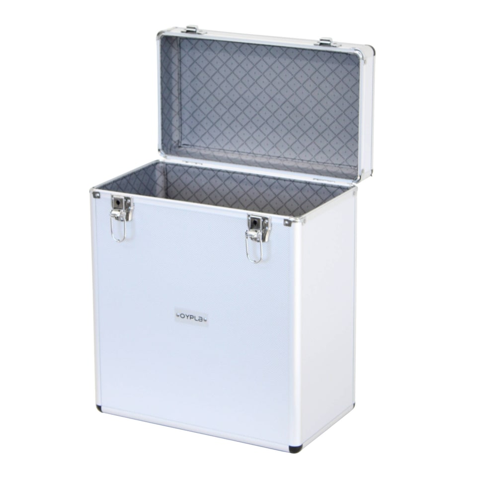 image 1 of 35 x 12" LP Vinyl Record Box Hard DJ Flight Case Aluminium