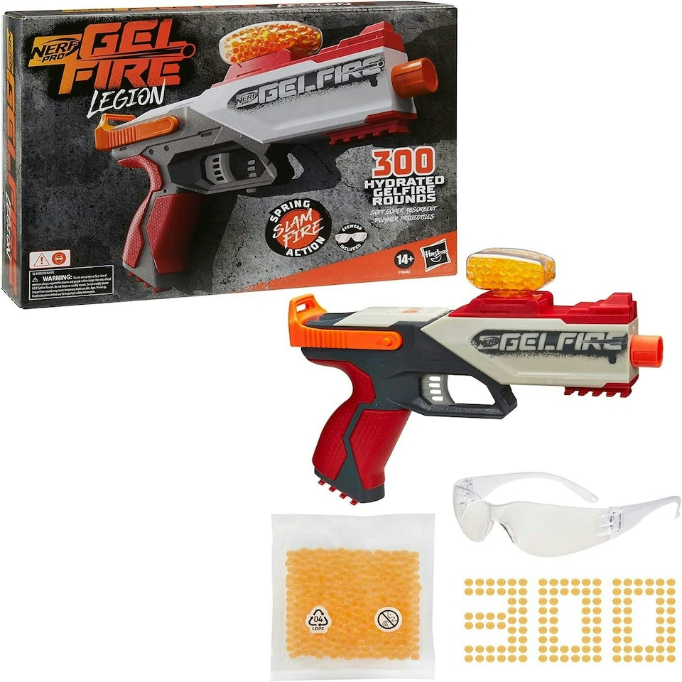 image 1 of NERF Pro - Gelfire Legion Blaster &  300 Hydrated Gelfire Rounds