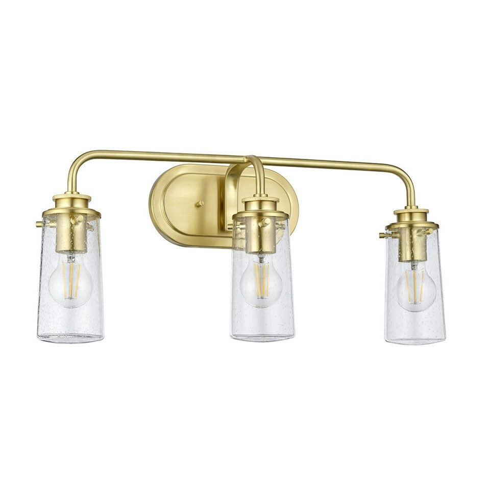 image 1 of Kichler Braelyn 3 Light Wall Light Brushed Brass IP44