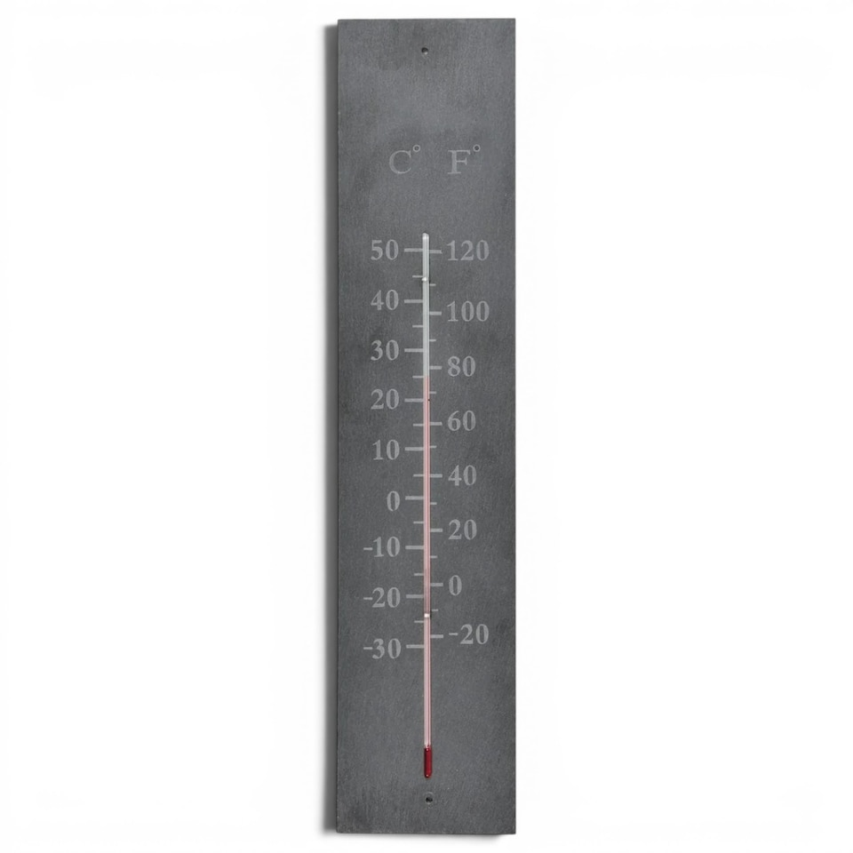 image 1 of Garden Trading Classic Slate Thermometer