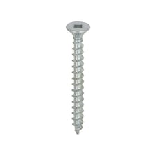 Timco - Solo Chipboard & Woodscrews - SQ - Double Countersunk - Zinc (Size 5.0 x 50 - 200 Pieces)