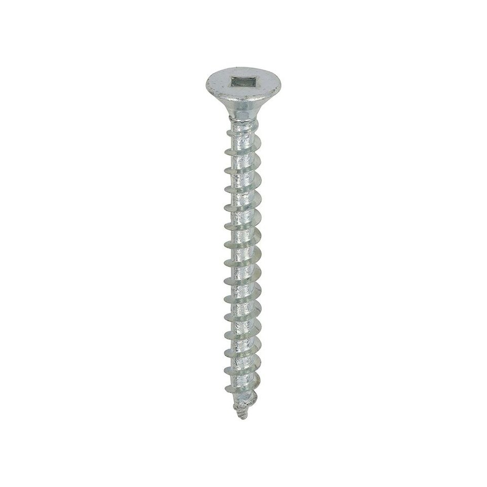 image 1 of Timco - Solo Chipboard & Woodscrews - SQ - Double Countersunk - Zinc (Size 5.0 x 50 - 200 Pieces)