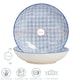 image 3 of Nicola Spring Hand-Printed Pasta Bowls - 22cm - Navy - Pack of 6 Blue