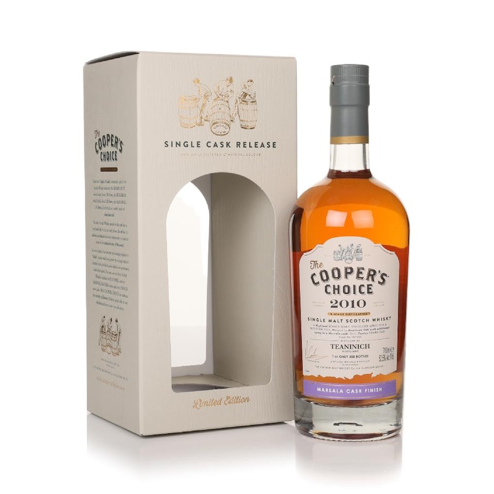 image 1 of Teaninich - Cooper's Choice - Single Marsala Cask No. 707333 2010 12 year old Whisky | Multi | Teaninich - Cooper's Choice - Single Marsala Cask #707333 - 2010 12 year old Whisky 70cl 52.5% ABV | 1