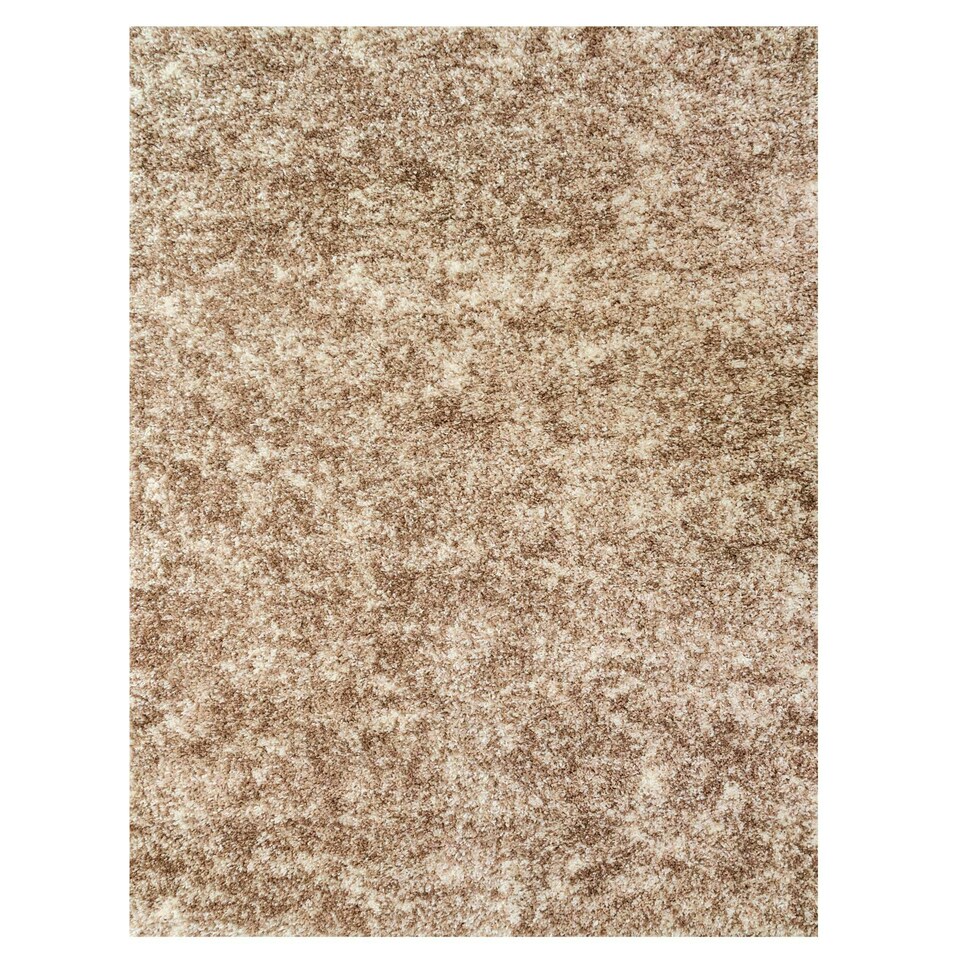 image 1 of KUKOON Natural Beige Mottled Shaggy Living Room Area Rug 200cm x 290cm Cream