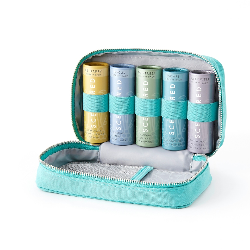 image 1 of Scentered Aromatherapy Ultimate Balm/Wellness Collection And Silk Eye Mask