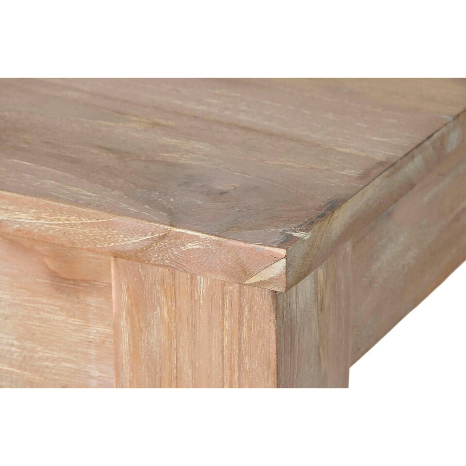 image 1 of Dining Table Home ESPRIT White Teak 195 X 97 X 77 cm N/A