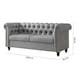 image 6 of Chesterfield Fabric Button back Sofa Settee - Victoria