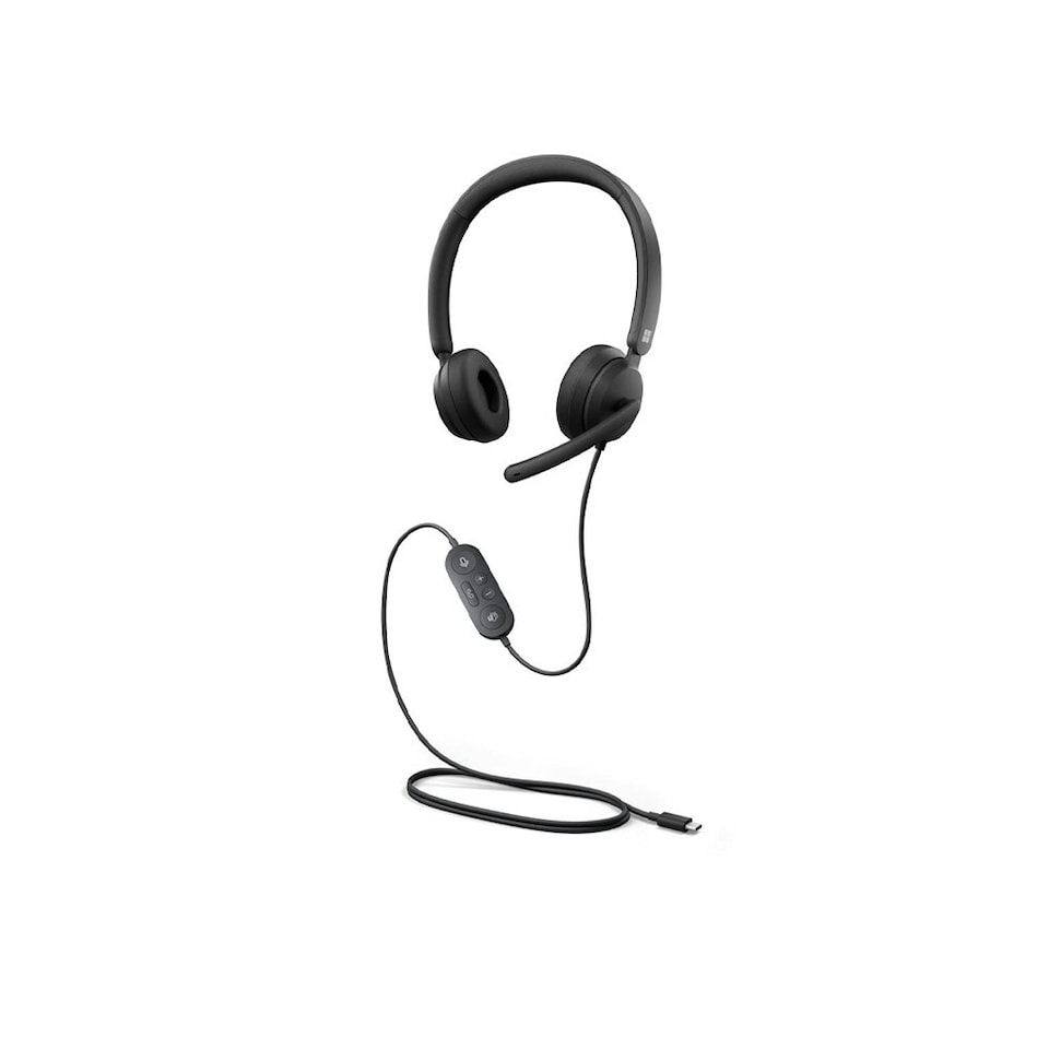 image 1 of Microsoft Modern USB-C Wired Headset Black - I6P-00005