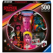 Ravensburger Stranger Things 500 Piece Round Jigsaw Puzzle