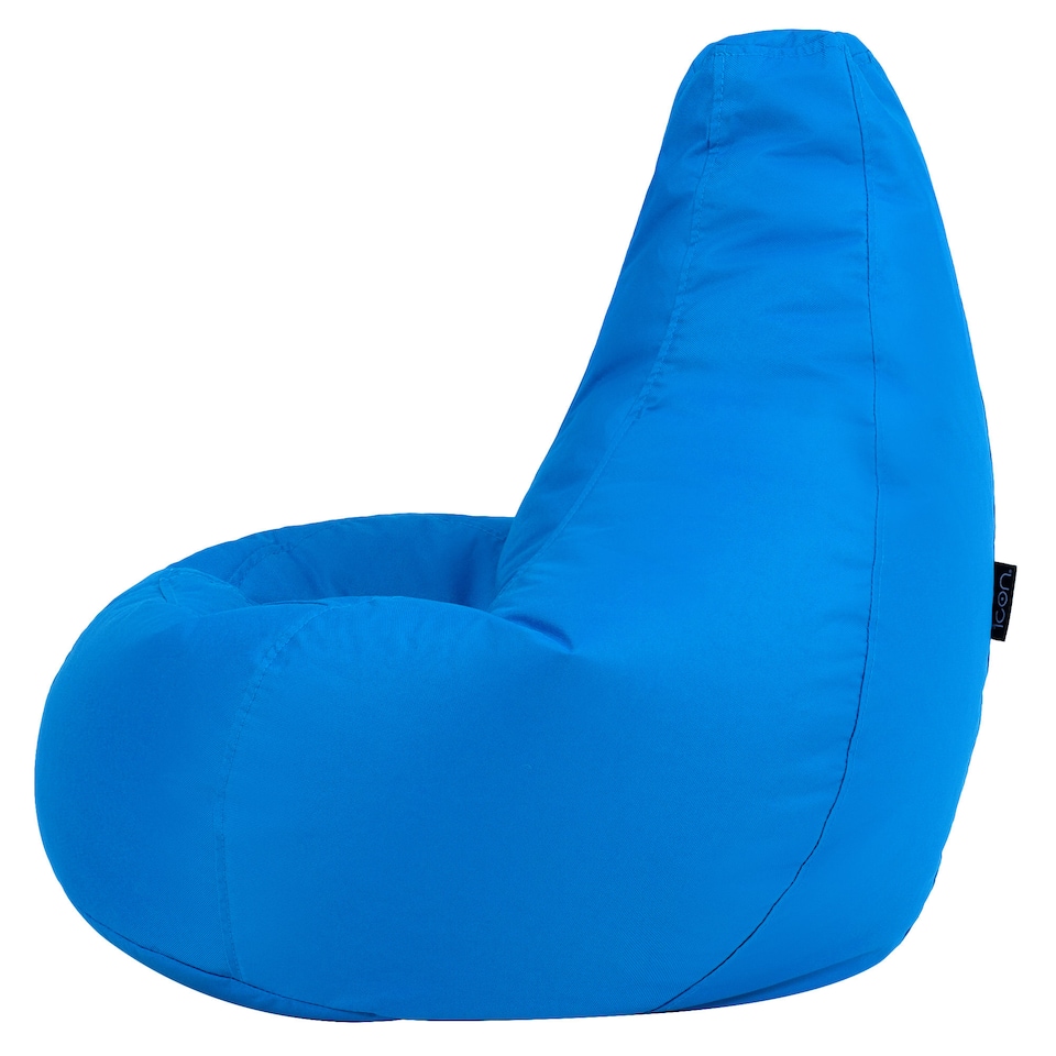 image 1 of Kids Recliner Beanbag Indoor and Outdoor Blue Set of 2 | Blue | Blue | M | 1