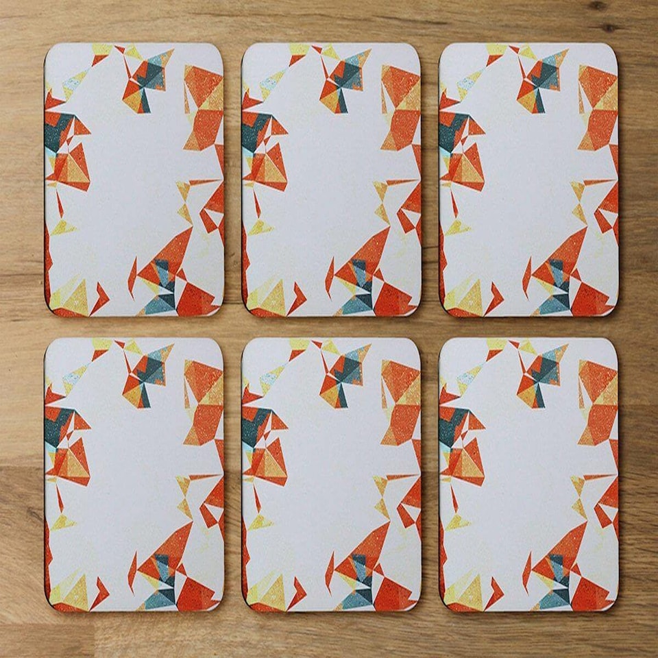 image 1 of Autumn Geometric (Coaster)
