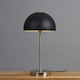 image 2 of ValueLights Dargai Polished Silver Table Lamp and E14 Golfball LED 4W Warm White 3000K Bulb