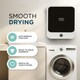 image 5 of DMD 3kg Mini Compact Vented Tumble Dryer, 3 Temperature Settings, Countertop or Wall Mounted, 180mins Timer, Stainless Steel Tub