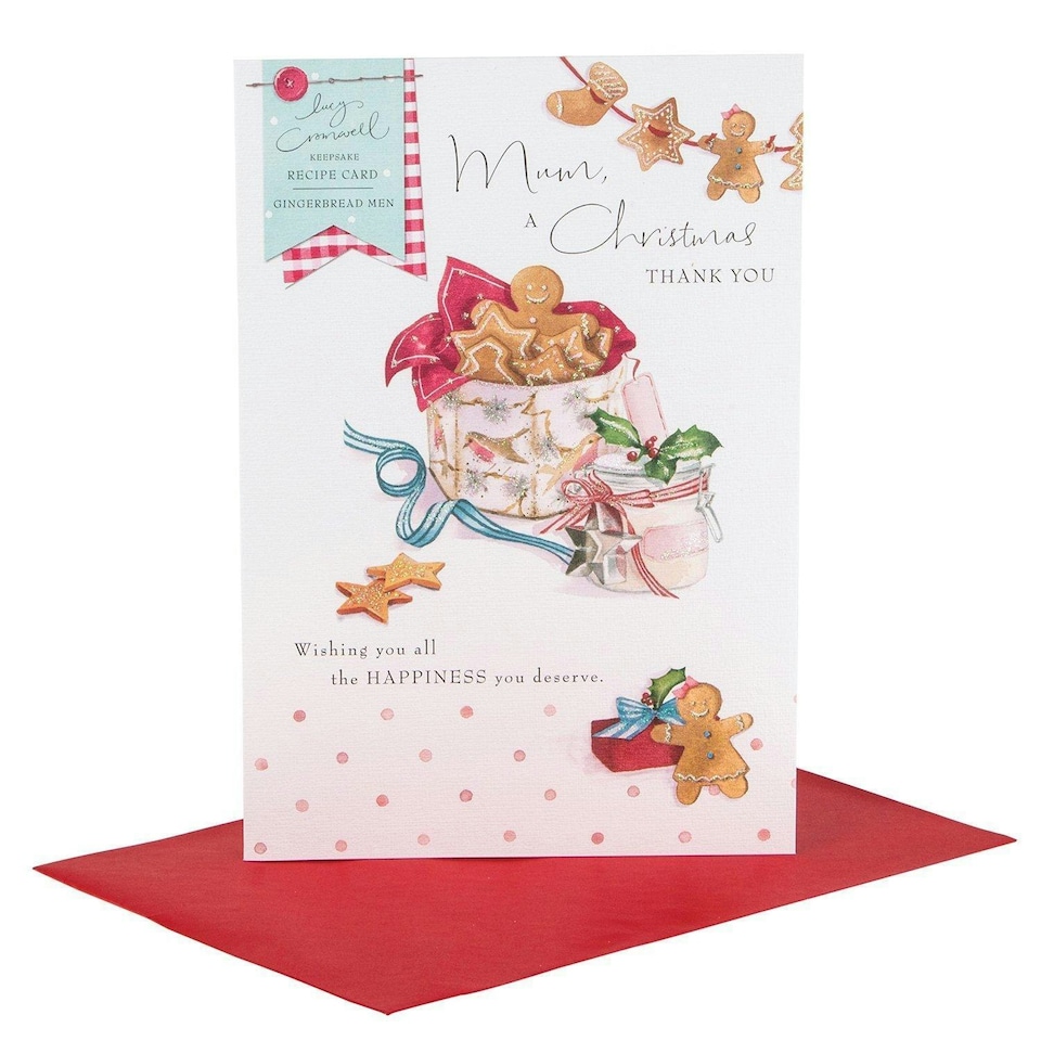 image 1 of Christmas Card To Mum 'Thank You'