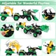 image 6 of COSTWAY Kids Ride On Excavator Pedal car Bulldozer Green
