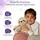 image 7 of Warmies Marshmallow Sloth Plush Junior Size, Microwavable Plush with French Lavender Scent, Fully Heatable Cuddly Sloth Toy for Anxiety and Pain Relief