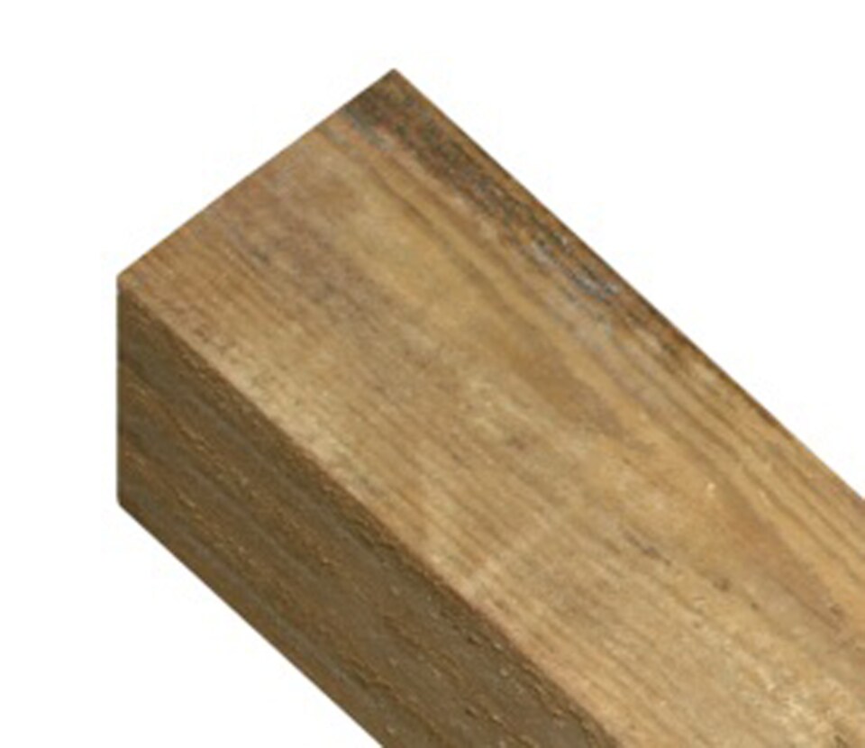 Square Top Post - Pressure Treated Scandinavian Redwood - L100 x W100 x H2400 mm | Brown | 1