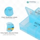 image 3 of 2 Times A Day Weekly Pill Organiser, 14-Compartment Pill Case - 3pcs