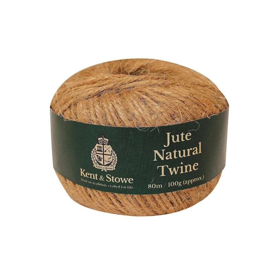 Kent & Stowe Jute Twine - Natural - 80m (100g), 3-ply