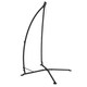 image 1 of Outsunny Hammock Chair Stand Metal Frame Hammock Stand Only with Chian Black