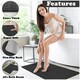 image 2 of VELVETIO Greek Bath Mat & Pedestal Mat Water Absorbent Non Slip Toilet Rugs Grey | Charcoal