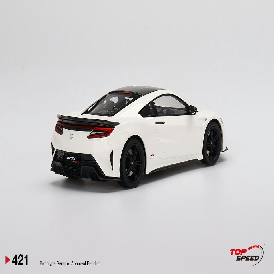 image 1 of Honda NSX Type S 2022 130R White 1:18 TSM TS0421